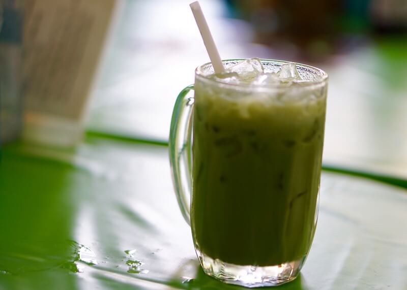 Aauthentic thai cuisine - thai green tea