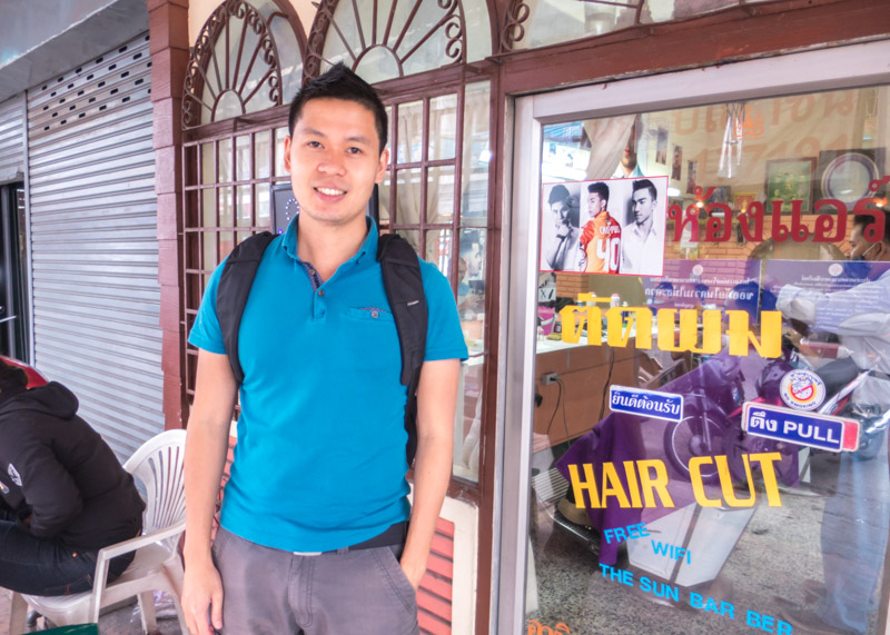 Expat life in chiang mai - fresh new haircut