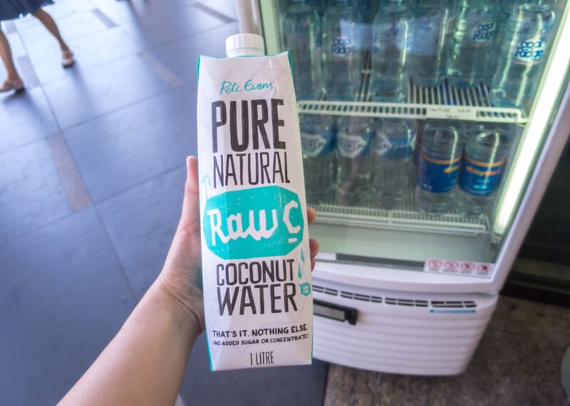 sydney travel blog - pricey coconut water