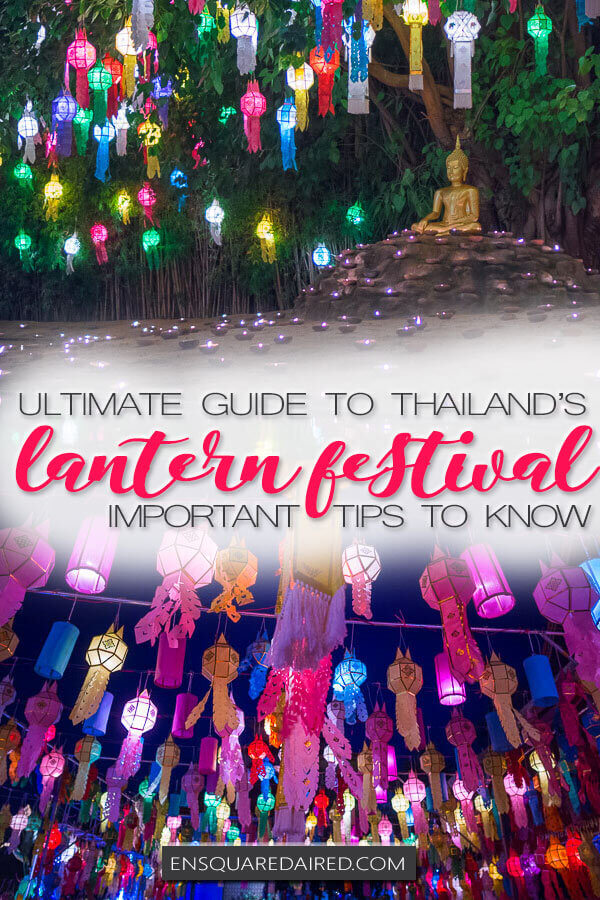 Loy krathong chiang mai lantern festival - pinterest