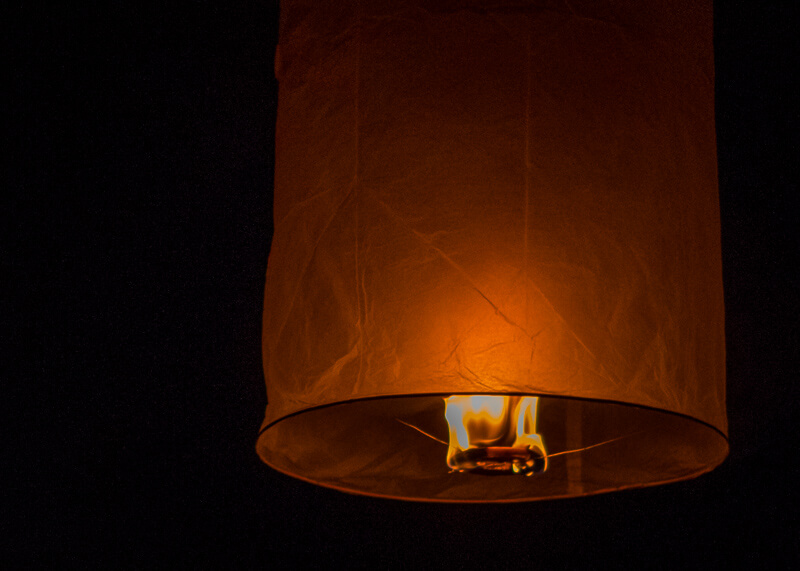 Loy Krathong Chiang Mai lantern festival - sky lantern