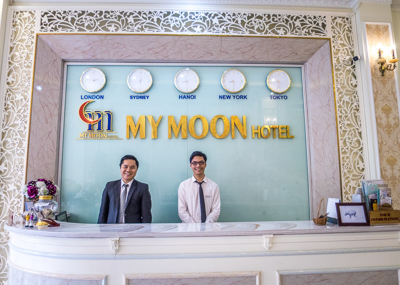 My Moon hotel Hanoi - hotel concierge and staff
