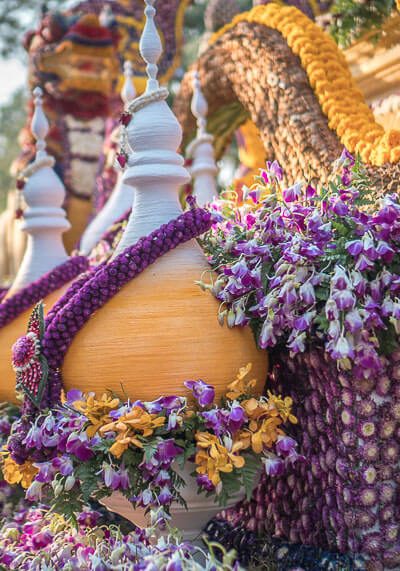 chiang mai flower festival - floats