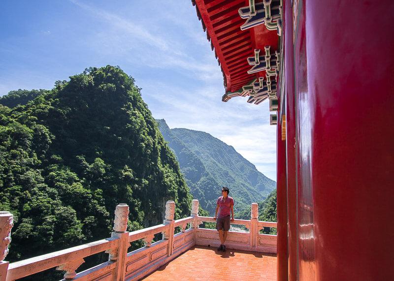 modern nomadic lifestyle - taroko gorge bell tower in hualien