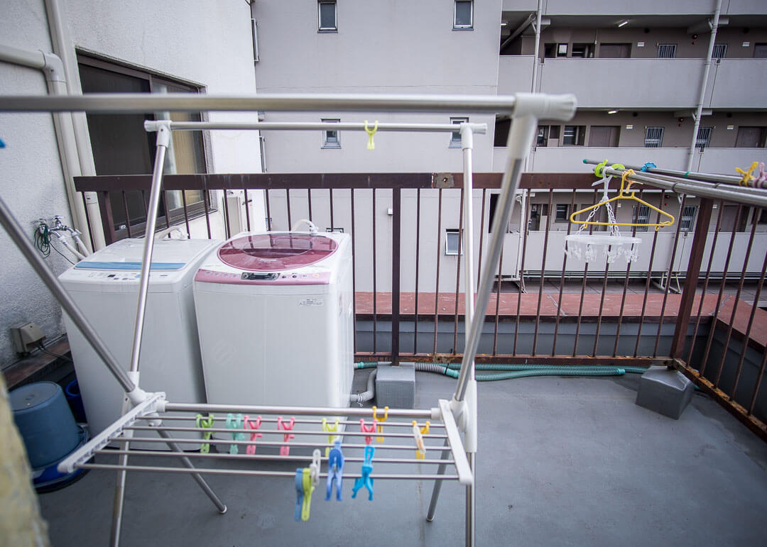 stay inn koto - rooftop washing machine