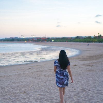 A Moment Of Reflection In Bali Nusa Dua
