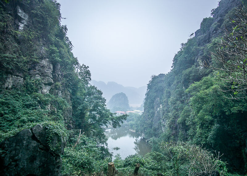 ninh binh travel blog - bich dong caves views